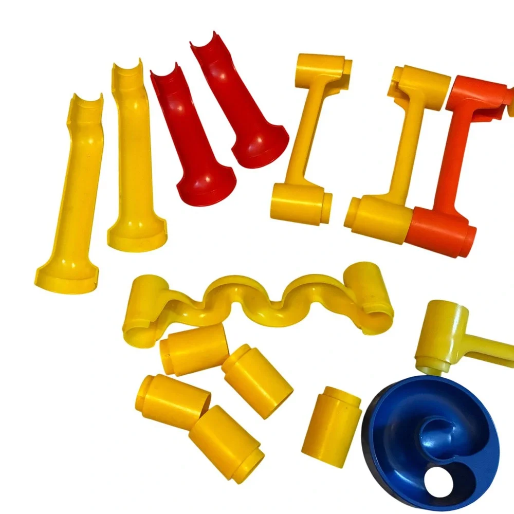 Vintage Marble Run Replacement Parts Lot Made in England 22pc